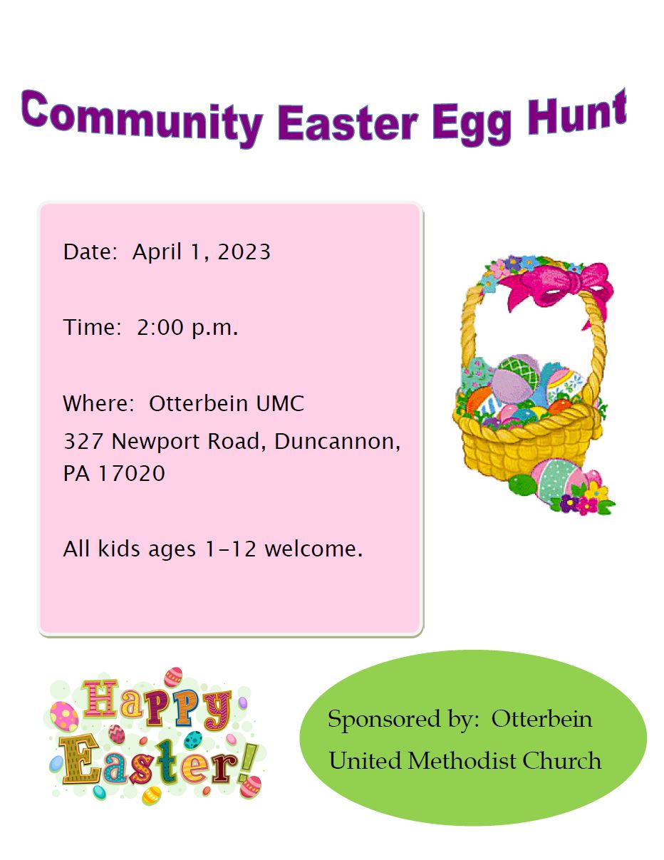 Easter Egg Hunt Flyer